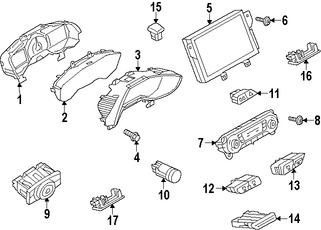 Foto de Lente de Panel de Instrumentos Original para Ford Focus Ford C-Max Marca FORD Nmero de Parte CV6Z10890B