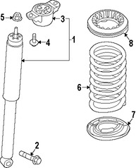 Foto de Aislante de Muelle Original para Ford Focus Ford C-Max Marca FORD N�mero de Parte CV6Z5586C