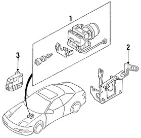 Foto de Modulador de frenos ABS Original para Ford Probe 1993 Marca FORD Nmero de Parte F32Z2C257A