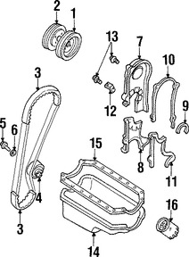 Foto de Polea Tensionadora Correa del Tiempo Original para Ford Aspire 1994 1995 1996 1997 Marca FORD Nmero de Parte F4BZ6K254A