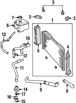 Foto de Sensor de temperatura de Refrigerante del motor Original para Ford Lincoln Mercury Marca FORD Nmero de Parte 3F1Z12A648A