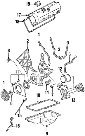 Foto de Tapa de Valvula del Motor Original para Lincoln Continental Lincoln Navigator Lincoln Blackwood Lincoln Mark VIII Marca FORD Nmero de Parte 2F3Z6582BA