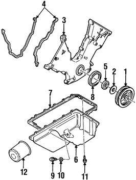 Foto de Empacadura del Tapon de drenaje de aceite Original para Ford  Lincoln Mercury Marca FORD Nmero de Parte F3DZ6734A