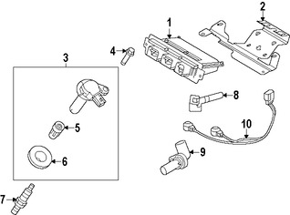 Foto de Sensor de posici�n del �rbol de levas Original para Ford Lincoln Marca FORD N�mero de Parte BL3Z6B288C