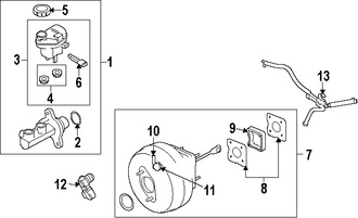 Foto de Sensor Reforzador Frenos de Potencia Original para Ford  Lincoln Marca FORD N�mero de Parte DE9Z2C444B