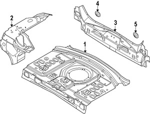 Foto de Panel posterior Original para Ford Taurus Ford Police Interceptor S Ford Special Service Poli   Lincoln MKS Marca FORD Nmero de Parte AG1Z5440320A