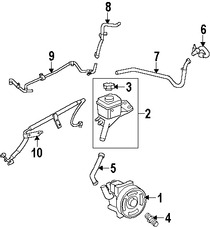 Foto de Switch de Presin Direccin Hidrulica Original para Mercury Milan Ford Fusion Ford Thunderbird Lincoln Zephyr Marca FORD Nmero de Parte 1W4Z3N824DA