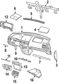 Foto de Cobertor de Altavoz Original para Lincoln Zephyr 2006 Lincoln MKZ 2007 2008 2009 Marca FORD Nmero de Parte 6H6Z18978AB