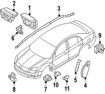 Foto de Airbag de Asiento Original para Lincoln MKZ 2008 2009 Marca FORD Nmero de Parte 8H6Z54611D10AB