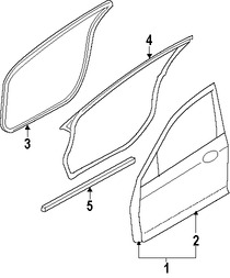 Foto de Carcasa de puerta Original para Ford Fusion Lincoln Zephyr Lincoln MKZ Mercury Milan Marca FORD Nmero de Parte BE5Z5420124A