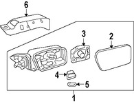 Foto de Motor de retrovisor exterior Original para Ford Fusion Lincoln Zephyr Lincoln MKZ Mercury Milan Marca FORD Nmero de Parte 6U5Z17D696B