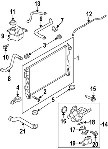 Foto de Manguera de Rebose Refrigerante de Motor Original para Lincoln Punto Lincoln MKS Ford Taurus Ford Taurus X Ford  Mercury Sable Marca FORD Nmero de Parte 8G1Z8063A