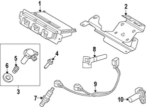 Foto de Computadora del Motor Original para Ford Lincoln Marca FORD Remanufacturado Nmero de Parte DA8Z12A650AANP