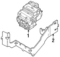 Foto de Modulador de frenos ABS Original para Ford Contour Mercury Cougar Mercury Mystique Marca FORD Remanufacturado Nmero de Parte F8RZ2C219AA