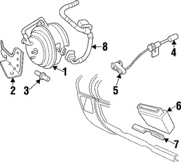 Foto de Mdulo de Control de Crucero Original para Ford Mercury Lincoln Marca FORD Nmero de Parte F59Z9D843AA