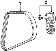 Foto de Tensor de correa Original para Ford Contour Mercury Mystique Marca FORD Nmero de Parte F8RZ6B209AA