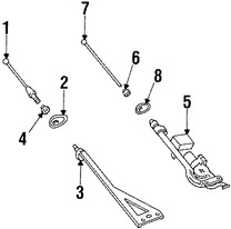 Foto de Base de Antena de Radio Original para Ford Contour Mercury Mystique Marca FORD Nmero de Parte F5RZ18A984AB