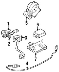 Foto de Sensor de posicin de la mariposa del acelerador Original para Ford Mercury Marca FORD Nmero de Parte F5RZ9B989BA