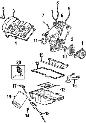 Foto de C�rter Original para Ford Taurus Mercury Sable Marca FORD N�mero de Parte 3F1Z6675DA