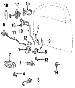 Foto de Varilla de Operaci Original para Ford Taurus Mercury Sable Marca FORD Nmero de Parte F6DZ5422153A