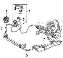 Foto de Polea de Bomba de Direccin Original para Ford Taurus Ford Windstar Ford Ranger Mercury Sable Marca FORD Nmero de Parte YF1Z3A733AA