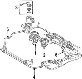 Foto de Manguera de Presin Direccin hidrulica Original para Ford Taurus 2000 2001 1999 Mercury Sable 1999 2000 2001 Marca FORD Nmero de Parte YF1Z3A719AA