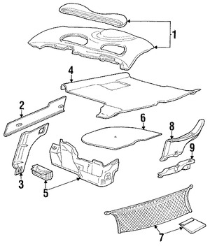 Foto de Respaldo de Asiento Original para Ford Taurus Mercury Sable Marca FORD Nmero de Parte YF1Z54668A33AAA