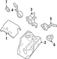 Foto de Cubierta de la Columna de Direccion Original para Mercury Montego 2005 2006 2007 Ford Five Hundred 2005 2006 2007 Marca FORD Nmero de Parte 5G1Z3530ZAC