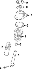 Foto de Muelle Helicoidal Original para Ford Five Hundred 2005 Mercury Montego 2005 Marca FORD Nmero de Parte 5G1Z5560AA