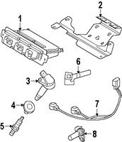 Foto de Computadora del Motor Original para Mercury Sable 2008 2009 Ford Taurus 2008 2009 Ford Taurus X 2008 2009 Marca FORD Remanufacturado Nmero de Parte 8G1Z12A650HFRM