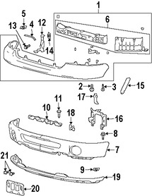 Foto de Tuerca de cubierta de parachoques Original para Ford F-150 2006 2007 2008 Marca FORD Nmero de Parte W705277S441