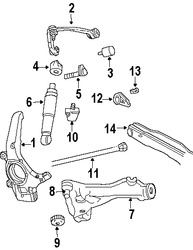 Foto de Barra de Torsion Original para Ford F-150 Ford F-250 Ford F-150 Heritage Marca FORD Nmero de Parte F75Z5B326KB