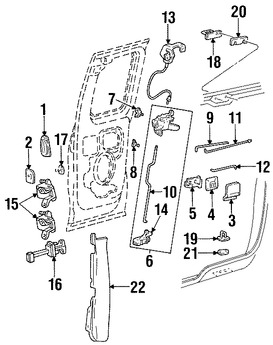 Foto de Manija interior de puerta Original para Ford F-150 Ford F-250 Ford F-150 Heritage Marca FORD Nmero de Parte F65Z1826680A