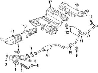 Foto de Empacadura del Turbo Original para Ford Escape Ford Fusion Ford Fiesta Ford Marca FORD Nmero de Parte AM5Z9450A