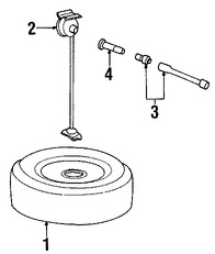 Foto de Llanta de Repuesto Original para Ford Marca FORD N�mero de Parte YC2Z1015AA