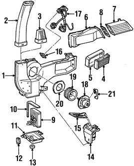 Foto de Sello de Nucleo de Calefaccin Original para Ford Marca FORD Nmero de Parte F2UZ18658C