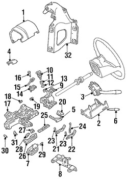 Foto de Interruptor Combinado Original para Ford Bronco Ford F-150 Ford F-250 Ford F-350 Marca FORD N�mero de Parte F8TZ13K359AB