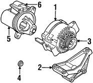 Foto de Motor de arranque Original para Ford Mercury Lincoln Marca FORD Remanufacturado Nmero de Parte F23Z11002BRM