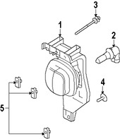 Foto de Luz de Niebla Original para Ford F-250 Super Duty Ford F-350 Super Duty Marca FORD Nmero de Parte 7C3Z15201AA