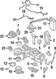 Foto de Elemento del Calentador de Climatizaci�n Original para Ford F-250 Super Duty Ford F-350 Super Duty Marca FORD N�mero de Parte 9C3Z18K463B
