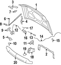 Foto de Cable Abre Capo Original para Ford F-250 Super Duty Ford F-350 Super Duty Marca FORD N�mero de Parte 7C3Z16916C