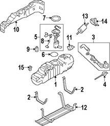 Foto de Modulo de Control Bomba de Combustible Original para Ford Marca FORD Nmero de Parte 6C2Z9D372A