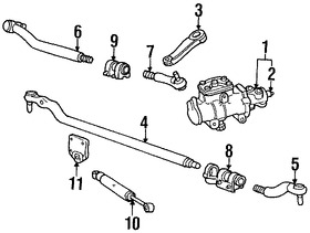 Foto de Manga de Ajuste de Terminal de Direccin Original para Ford F-350 Super Duty Ford F-250 Super Duty Marca FORD Nmero de Parte 7C3Z3281EA