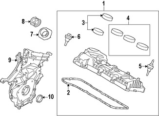 Foto de Ojal Cubierta de Vlvula Original para Ford Explorer Ford F-150 Ford Marca FORD Nmero de Parte 7T4Z6C519D