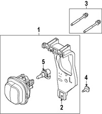 Foto de Luz de Niebla Original para Ford Excursion 2000 2002 2003 2001 2004 Marca FORD Nmero de Parte XC3Z15200AA