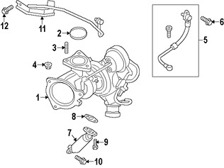 Frankberg Tubo dell'aria di ricarica, turbo sinistro compatibile con T