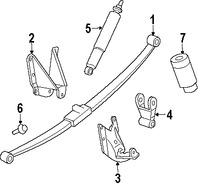 Foto de Resorte Aire Suspension Original para Lincoln Blackwood 2002 Marca FORD Nmero de Parte 3U2Z5580EA