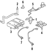 Foto de Canister Original para Mercury Mariner Ford Escape Marca FORD Nmero de Parte 5L8Z9D653BB