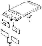 Foto de Techo Interior Original para Mercury Mariner 2005 2006 2007 Ford Escape 2005 2006 2007 Marca FORD Nmero de Parte 5L8Z7851944CAC