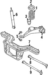 Foto de Muelle Helicoidal Original para Mercury Mariner 2006 2007 Marca FORD N�mero de Parte 5L8Z5560DA